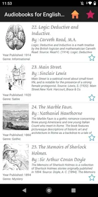 Audiobooks for English Language Learners android App screenshot 1